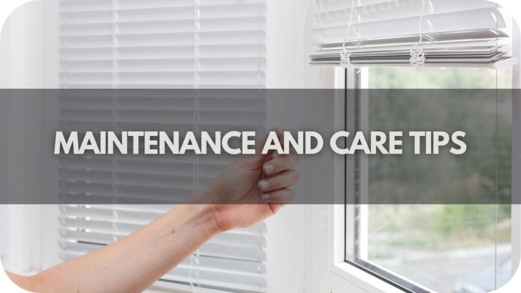Maintenance and Care Tips