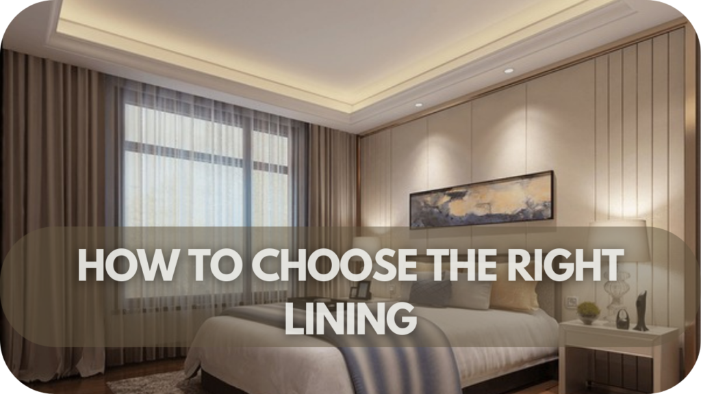 How to Choose the Right Lining