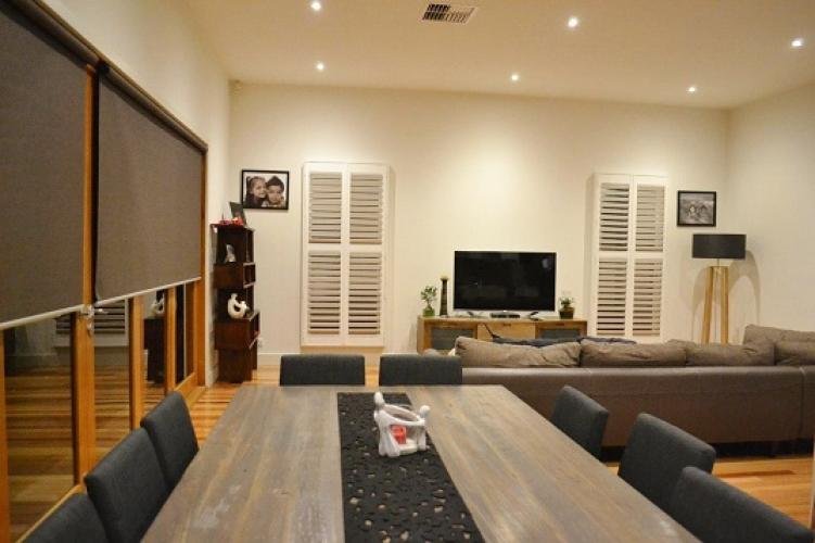 Timber Plantation Shutters — Into Blinds Melbourne